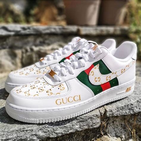 air force custom gucci|custom air force 1 sneakers.